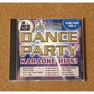 The Singing Machine Dance Party Karaoke Hits Funky Hits Vol 1 CD+G G9201